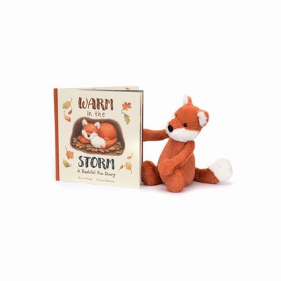 Jellycat Warm in the Storm and Bashful Zorro Cub Medium | VLHQ-37154